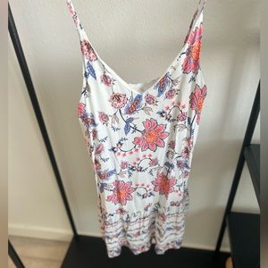 Flower print summer dress